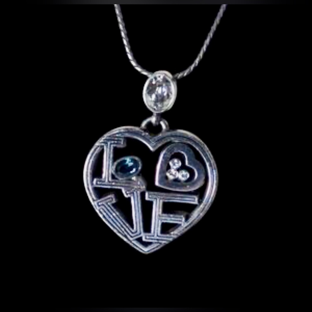 LOW START!🔥Brighton Silver Heart Pendant Necklace